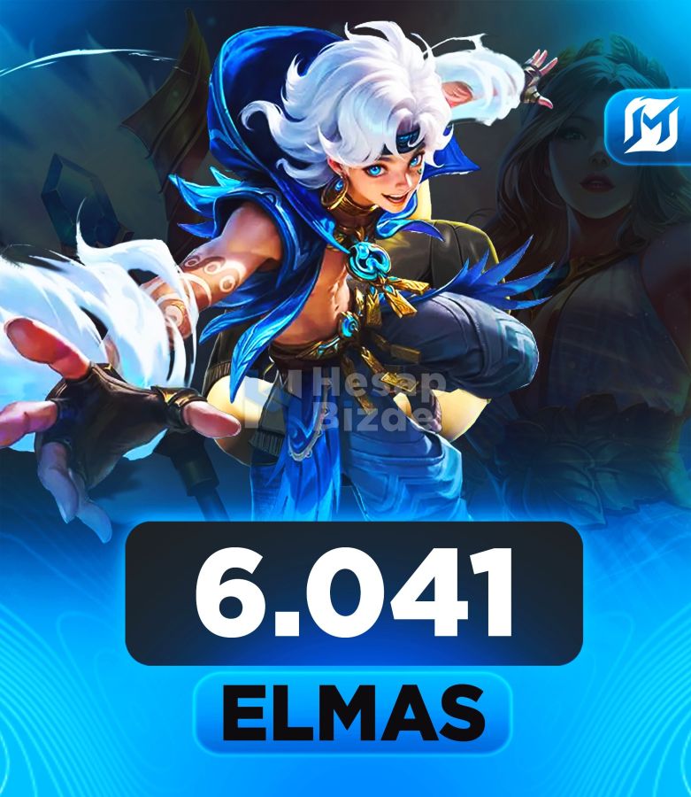 Mobile Legends 6.041 Elmas - ( TR Yükleme ) - ( Sürpriz Paket )