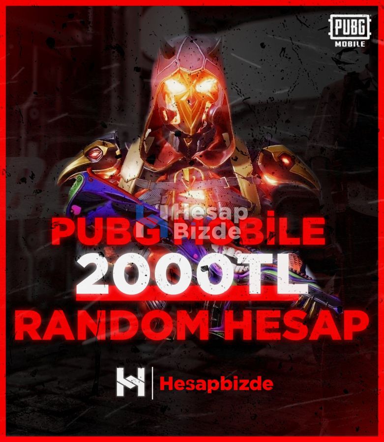 ÖZEL STOK - PUBGM 2000 TL HESAP