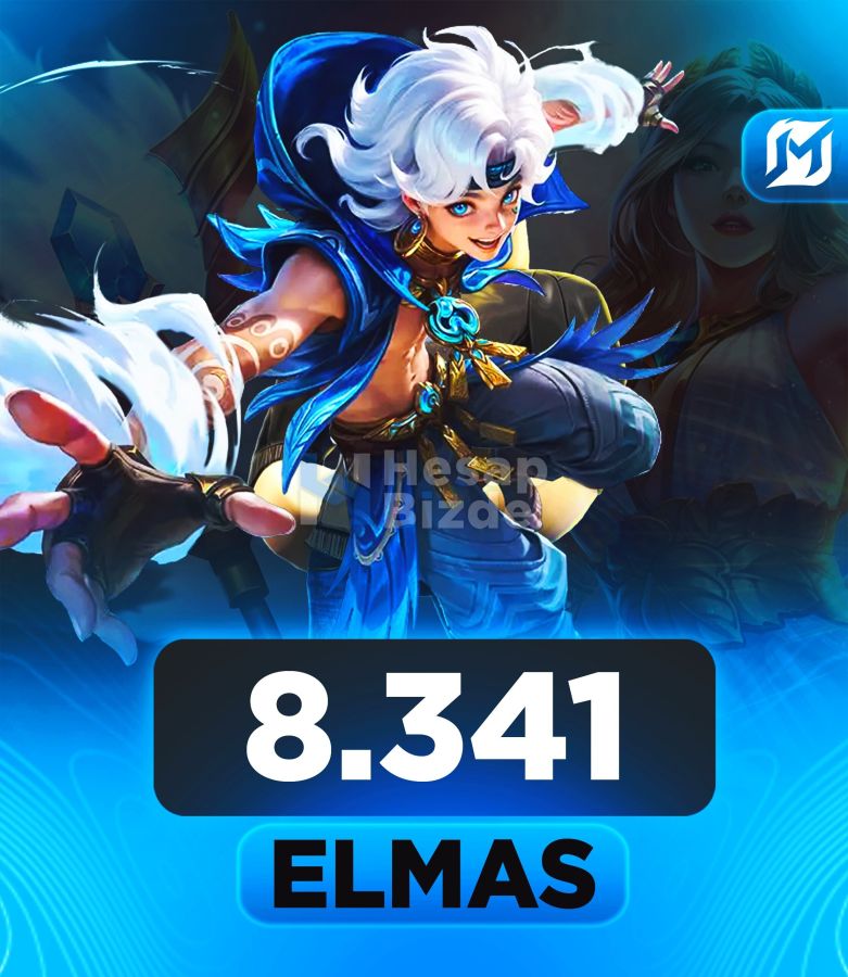 Mobile Legends 8.341 Elmas - ( TR Yükleme ) - ( Sürpriz Paket )